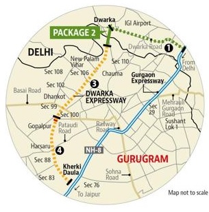 New Palam Vihar Gurgaon Map Dwarka E-Way Lifeline Of Real Estate - Signature Global