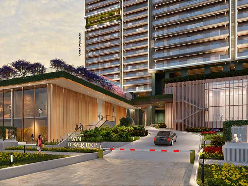 Elevated Living at Twin Tower DXP on Dwarka Expressway